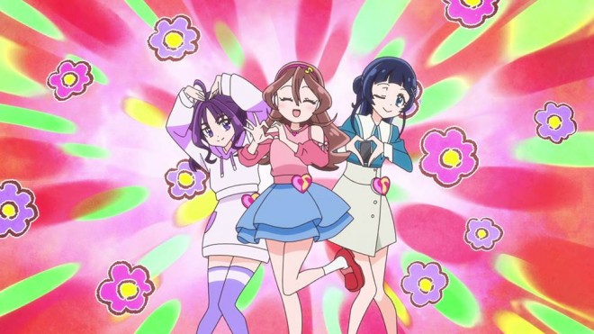 Scene from You and Idol Pretty Cure